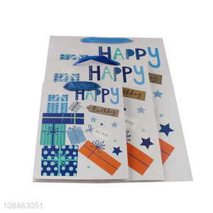 Good quality happy birthday packaging bag gifts bag for sale