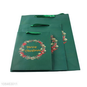 Online wholesale christmas gifts packaging bag shopping bag