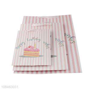 China factory paper birthday gifts packaging bag for sale