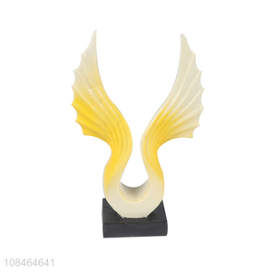 New products resin angel wing statues abstract sculpture home ornament
