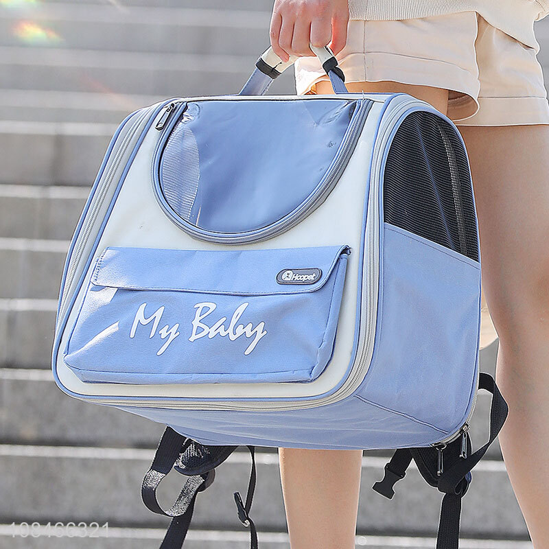 China market fashion breathable pet backpack