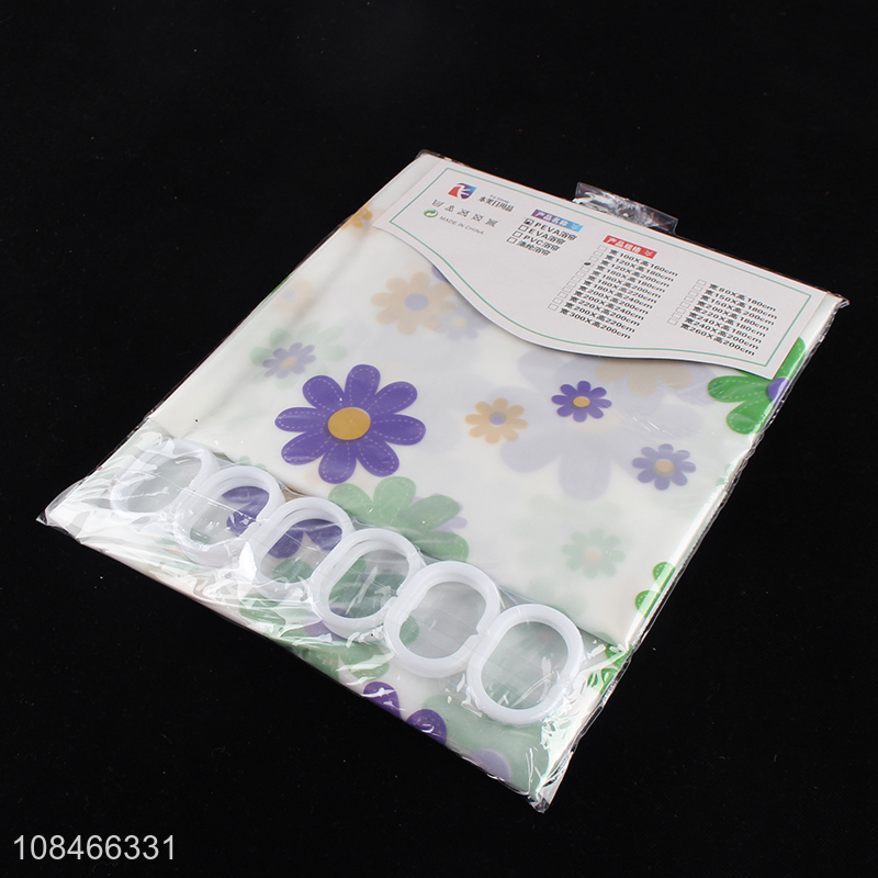 Online wholesale household bathroom shower curtains with hooks