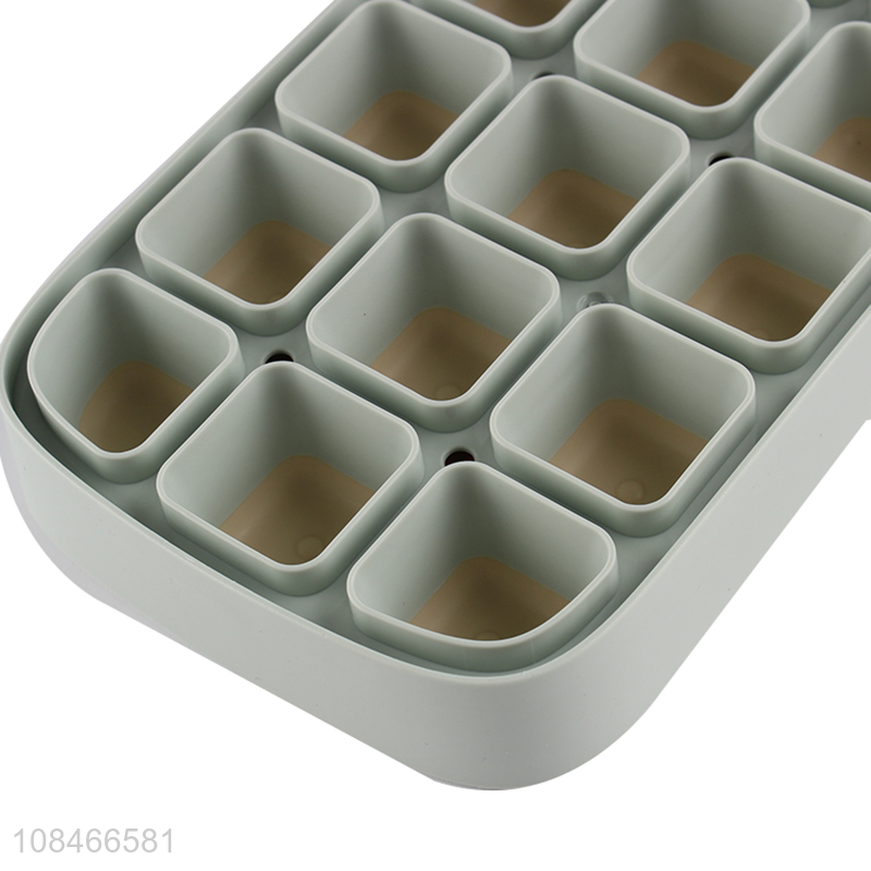 High quality easy release silicone ice cube tray ice cube molds with lid