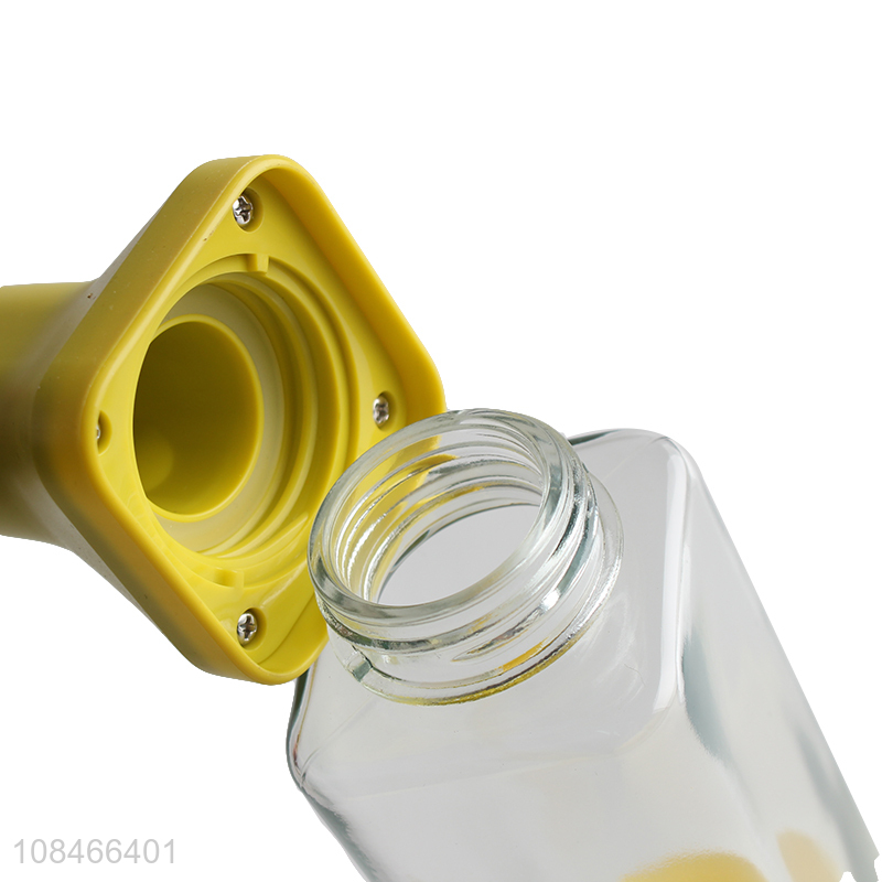 Factory wholesale leakproof glass oil and vinegar dispenser bottle