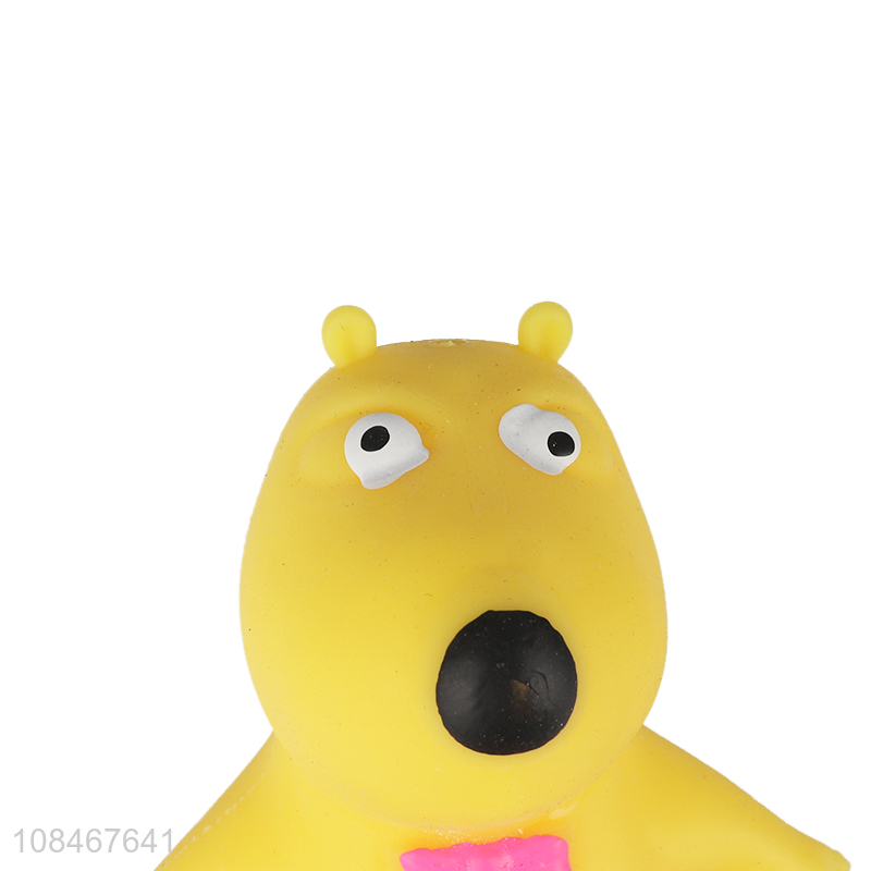 Yiwu market tpr material anti-stress squeeze slow rebound toy bear
