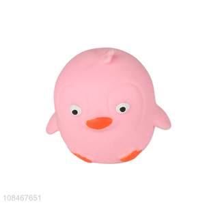 Wholesale tpr material stress relief toy squishy chick for boys girls