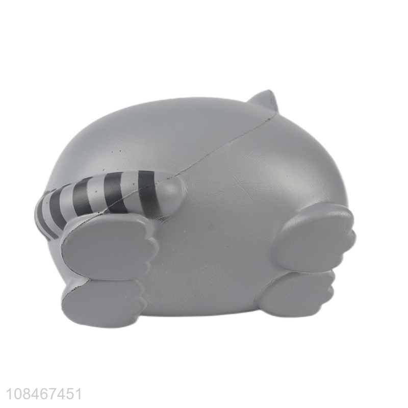Good quality cute pu foam stress relief toy squishy toy chinchilla