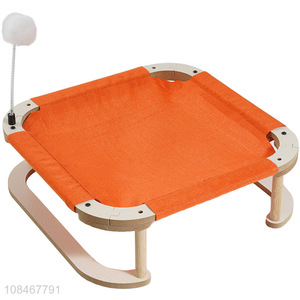 Factory wholesale wooden <em>pet</em> <em>bed</em> hammock for <em>pet</em>