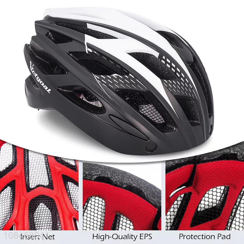 Good quality adults multi-sport bike helmet with magnetic-connected goggle