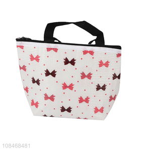 Hot selling fashion lunch box bag portable takeaway thermal bag