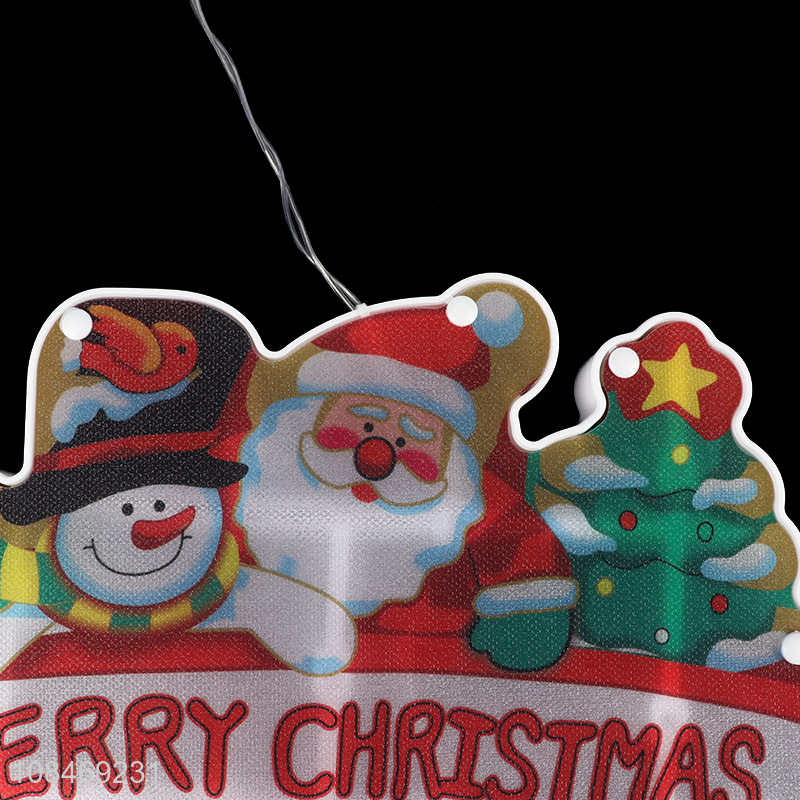Good quality led Christmas window hanging lights twinkle suction cup lamp