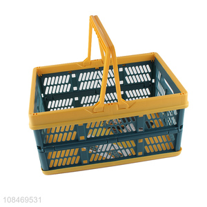 Latest products plastic supermarket shopping hand basket wholesale