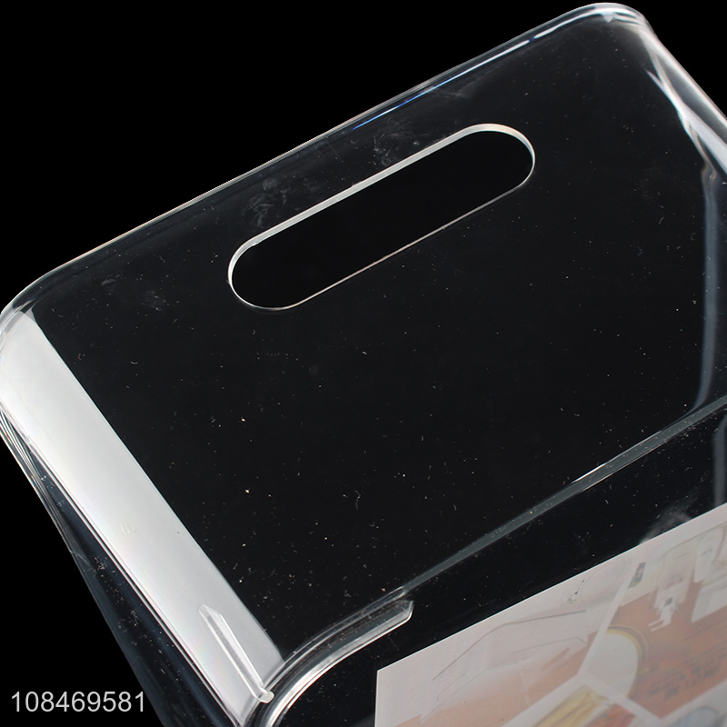 New products plastic multifunction food storage box with handle