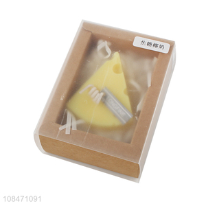 Yiwu wholesale cheese shape scented candle air freshener for home