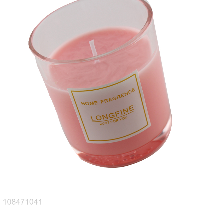 Popular products glass bottle household scented candle for sale