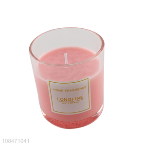 Popular products glass bottle household scented candle for sale
