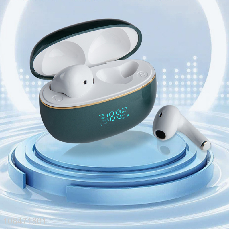 Recent design 5.2 stereo wireless bluetooth earbuds with charging case