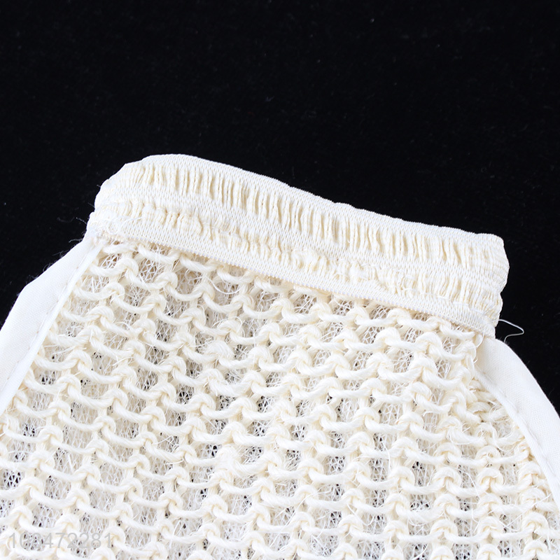 High quality exfoliating bath glove scrubber for body deap cleansing