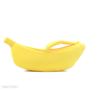 New products banana shape soft comfortable cats pets nest bed