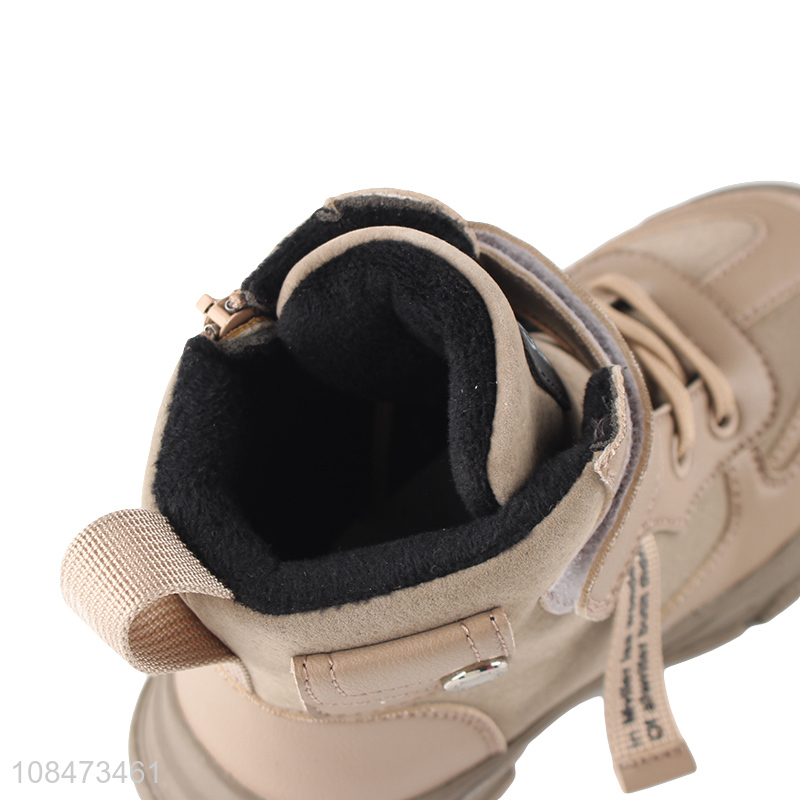 Wholesale fashion warm cotton shoes ladies martin boots