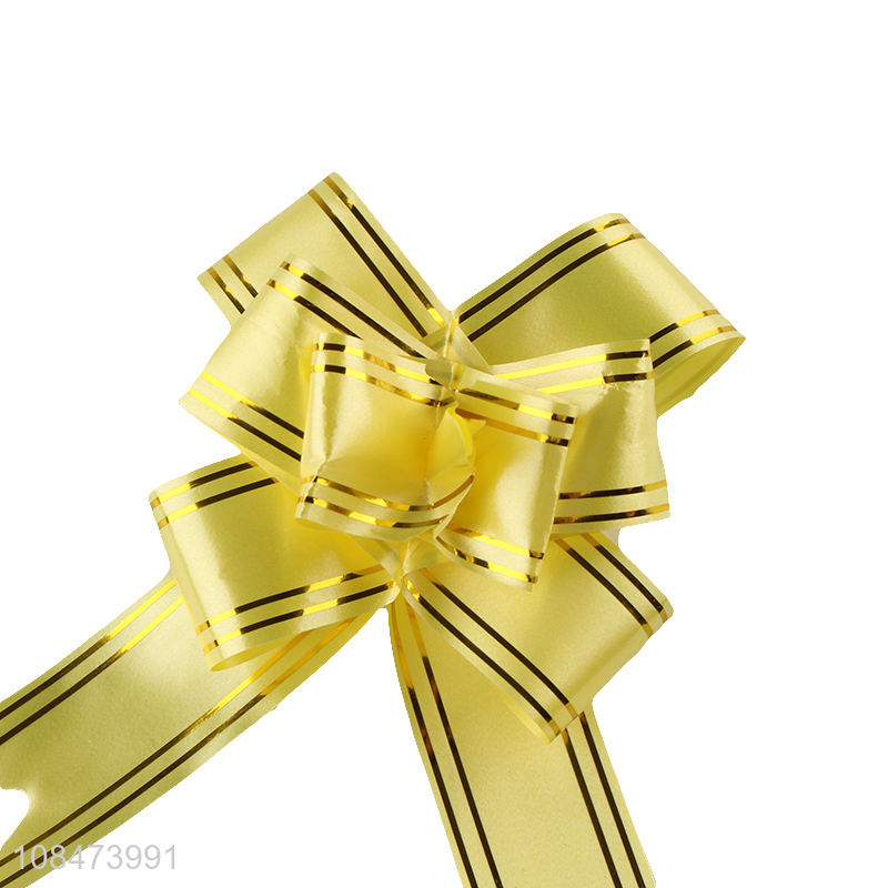 New products gift wrapping ribbon pull bow for holiday decoration