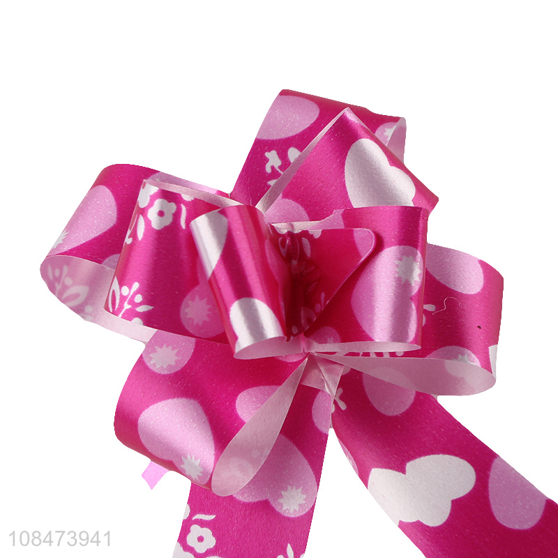 High quality pull flower ribbon gift wrapping bows for decoration