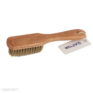 Yiwu wholesale household scrubbing brush shoes brush with handle