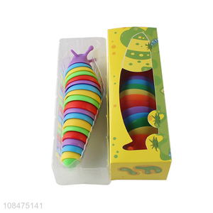 Hot products fidget sensory stretch slug toy for sale