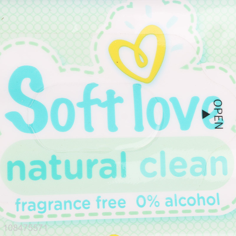 Factory supply soft natural baby wet wipes for daily use
