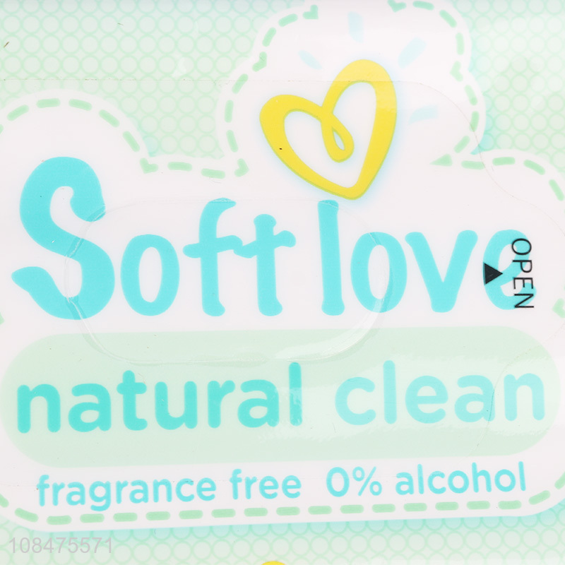 Factory supply soft natural baby wet wipes for daily use