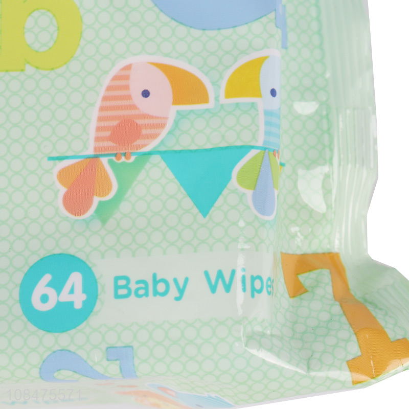 Factory supply soft natural baby wet wipes for daily use