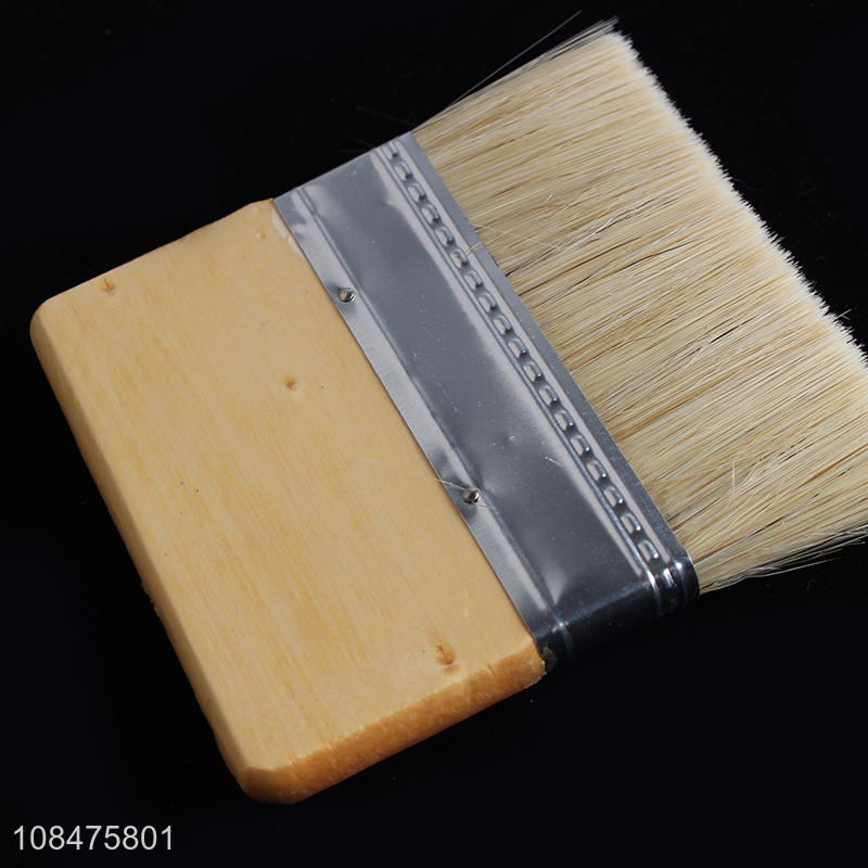 Top quality wooden handle pig bristle paint brush