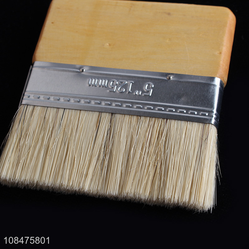 Top quality wooden handle pig bristle paint brush