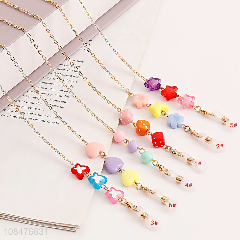 Factory wholesale metal glasses chain ladies jewelry
