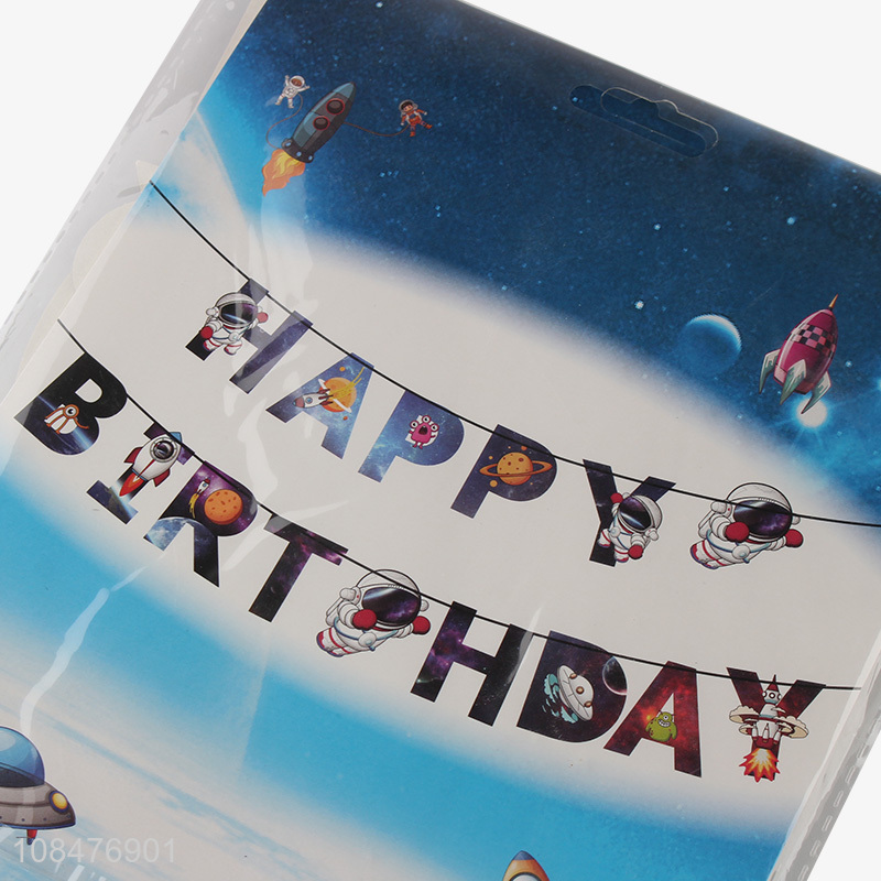 Best seller cartoon card paper banner for birthday party
