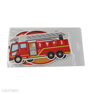 Wholesale fire fighting truck hanging flags for decorative