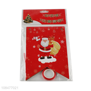 Good wholesale price paper card banner christmas decorations