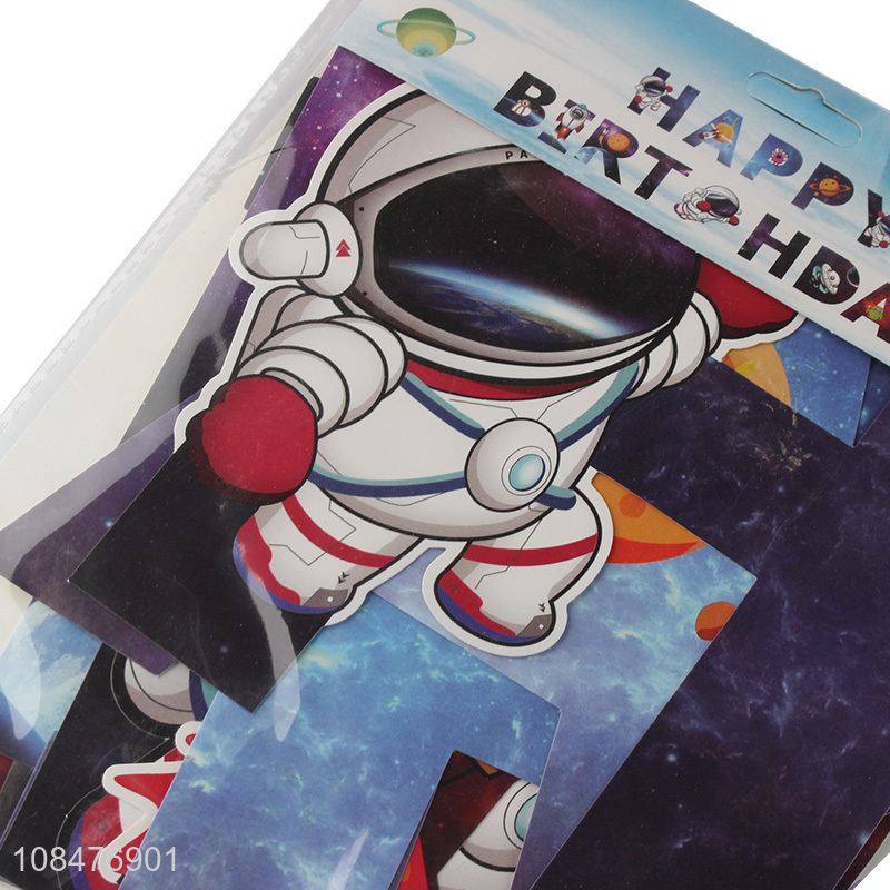 Best seller cartoon card paper banner for birthday party