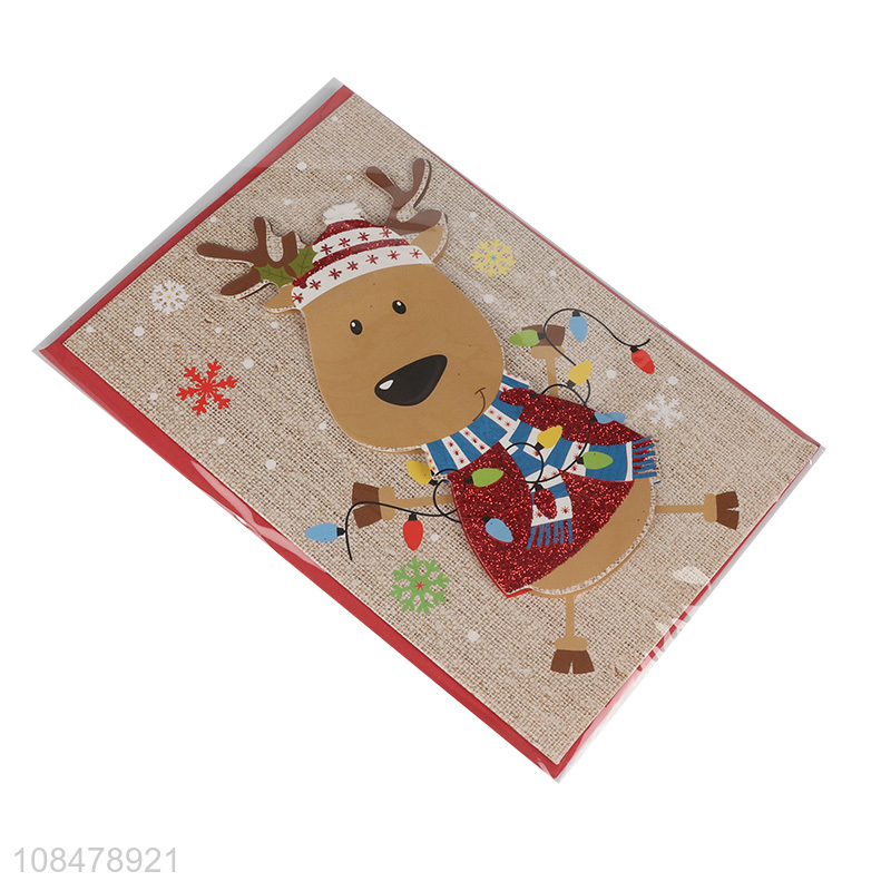 New arrival holiday Christmas greeting cards with envelope