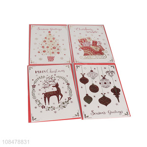 Hot selling custom Christmas greeting cards festival cards