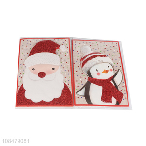 Factory price musical Christmas greeting cards holiday gift cards