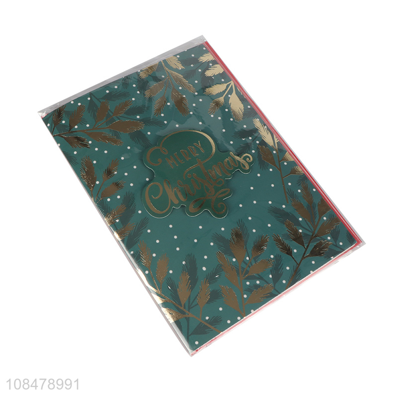 OEM ODM musical Christmas greeting cards winter holiday cards