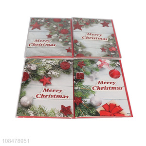 Factory supply musical holiday Christmas wishes cards with <em>envelope</em>