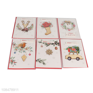 Popular design Christmas greeting cards holiday <em>card</em> wholesale