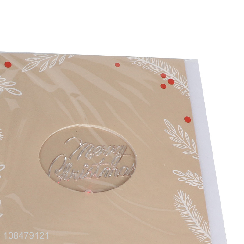New arrival beautiful printed musical Christmas greeting cards