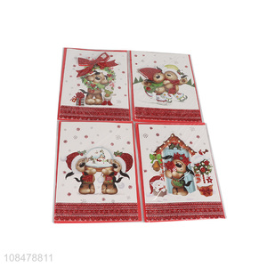 Wholesale holiday cards Christmas wishes cards with envelope