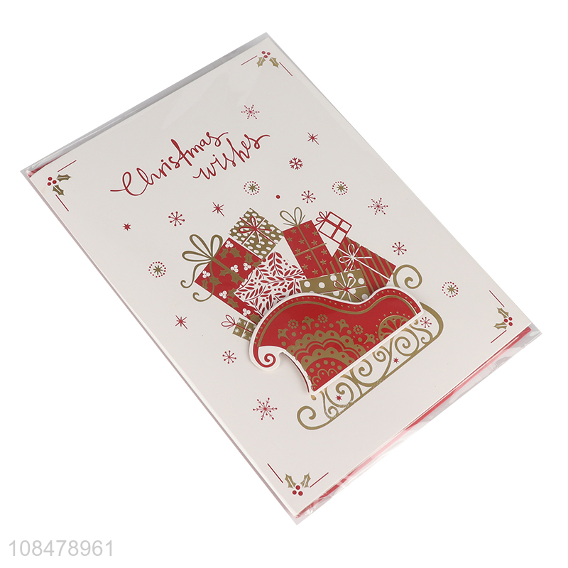 High quality musical holiday festive greeting cards for Christmas
