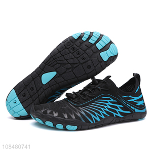 Hot sale men's water shoes aqua shoes barefoot <em>beach</em> swim shoes