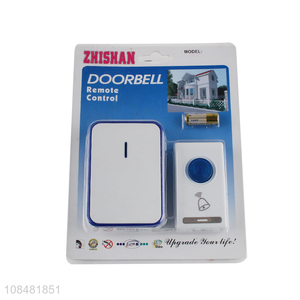 Good quality battery operated wireless remote control doorbell for home