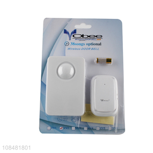 Wholesale self-powered wireless doorbell 38 songs home waterproof doorbell